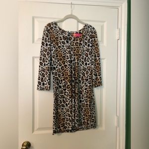 Cheetah print mini dress, size medium